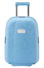 KIK KX3964 Modrý cestovný kufor pre deti
