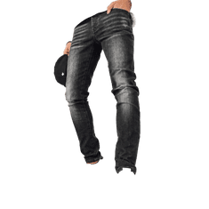 Dstreet Pánske džínsové nohavice BEKKA čierne ux4243 s31