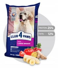 Club4Paws Premium suché krmivo pre psy veľkých plemien 14 kg