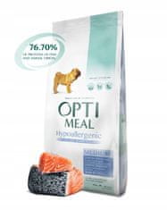 OptiMeal hypoalergénne suché krmivo pre psov s lososom 20kg