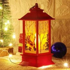 Netscroll Vianočná lampa, vianočná dekorácia, dekorácia domova, lampa, sezónna dekoratívna lampa, sezónne ozdoby, ideálna na dekoráciu stola, 1+1 ZDARMA, LanternLights