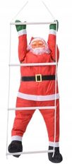 Iso Trade ISO Santa Claus na rebríku 95 LED, 240 cm