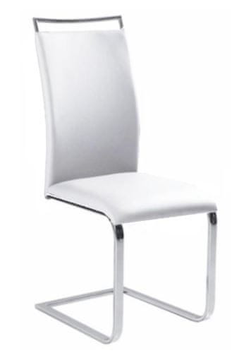 KONDELA Jedálenská stolička biela BARNA NEW