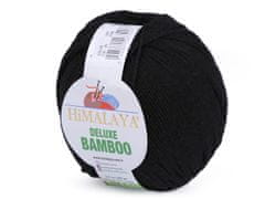 Bamboo Pletacia priadza Deluxe 100 g - (29) čierna