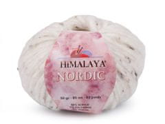 Himalaya Pletacia priadza Nordic 50 g - (76801) biela prírodná