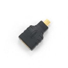 C-Tech GEMBIRD Kábel red. HDMI na HDMI micro, pozlátené kontakty, čierna