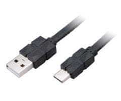 Akasa - USB 2.0 typ C na typ A kábel - 30 cm