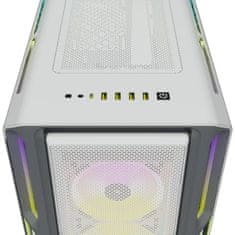 Corsair iCUE 5000T RGB/Midi Tower/Transpar./Biela