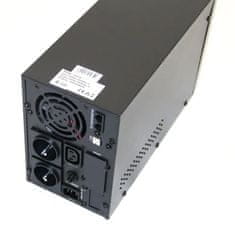 Eurocase záložný zdroj UPS Pure-Sine-Wave (EA610), 1000VA/800W, USB - čierna