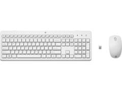 HP 230 klávesnica a myš/bezdrôtová/white