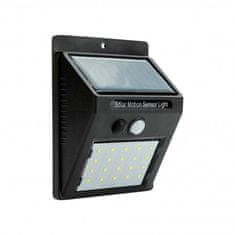 Vergionic  2248 Vonkajšie solárne LED osvetlenie 3W, IP65, 1200 mAh, pohybový senzor
