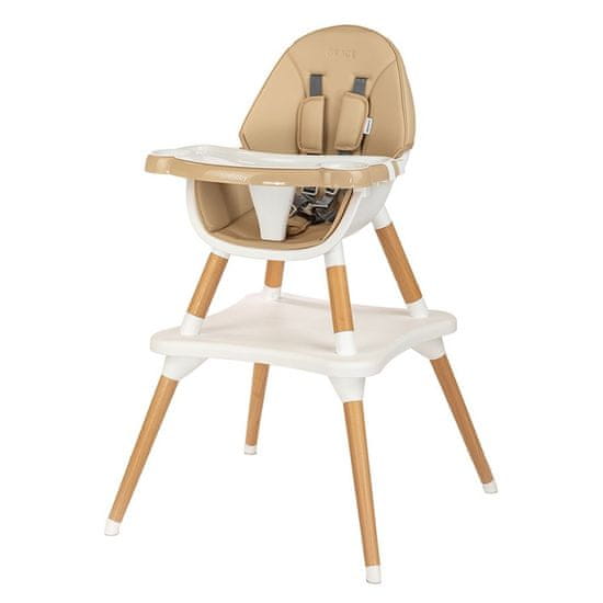 NEW BABY Jedálenská stolička 3v1 New Baby Grace beige