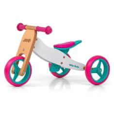 MILLY MALLY Detské multifunkčné odrážadlo bicykel 2v1 Milly Mally JAKE Classic Candy 