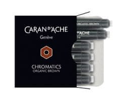 Caran´d Ache Atramentové bombičky "Chromatics", hnedá Organic Brown, 8021.049