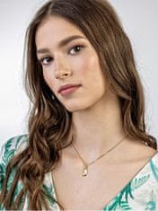 Emily Westwood Slušivý pozlátený náhrdelník z ocele Summer EWN23031G