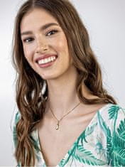 Emily Westwood Slušivý pozlátený náhrdelník z ocele Summer EWN23031G