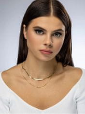 Emily Westwood Dvojitý pozlátený náhrdelník Adelyn EWN23094G