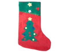 Sobex Vianočný darček ponožka Santa Claus taška