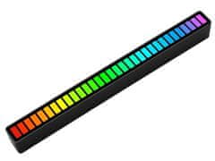 GFT 12277_SK LED ambientné RGB osvetlenie USB čierne
