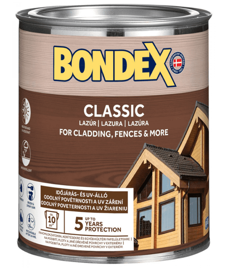 Bondex BONDEX EXPERT - Hrubovrstvá lazúra na drevo pine 2,5 L