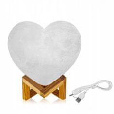 GORDON  G97 Lampička 3D Srdce 8 x 9,5 cm