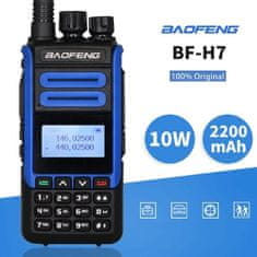 Baofeng  BF-H7 HT Vysielačka 10 W, 7,4 V, 2200mAh, 1 ks modročierna