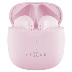 FIXED Sluchátka do uší Pods - růžová