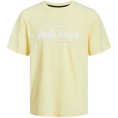 Pánske tričko JJFOREST Standard Fit 12247972 French Vanilla (Veľkosť L)