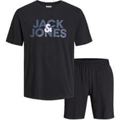 Jack&Jones Pánske pyžamo JACULA Standard Fit 12255000 Black (Veľkosť L)