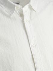 Jack&Jones Pánska košeľa JJELINEN Slim Fit 12248579 White (Veľkosť L)