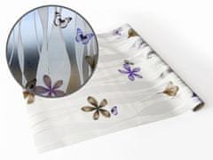 Dimex Dimex, Statické fólie na sklo S9006 kvety a motýle - 90 x 150 cm (1ks)