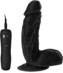 XSARA Vibrátor realistický žilnatý penis dildo s přísavkou - 7 funkcí - 74181824
