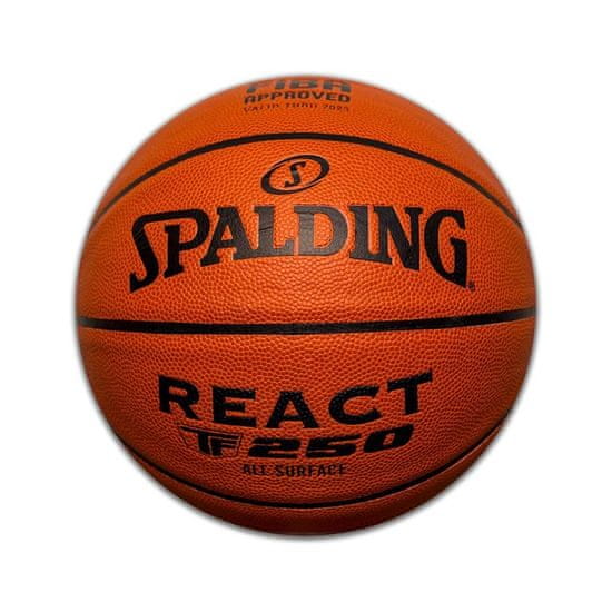 Spalding Lopty basketball oranžová 7 React Tf-250