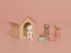 Little Dutch Sada domácí mazlíčci do domečku pro panenky, dřevěná