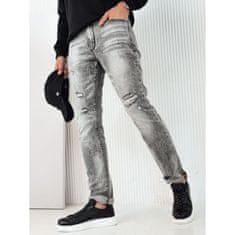 Dstreet Pánske džínsové nohavice šedé ux4133 s31