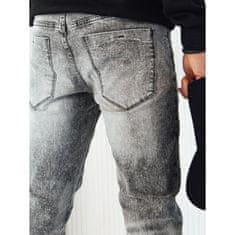 Dstreet Pánske džínsové nohavice šedé ux4133 s31