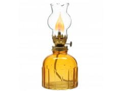 GARDEN LINE Naftová lampa, sklenená lampička 8x8x19 cm 
