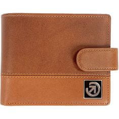 MEATFLY Pánska kožená peňaženka Nathan Premium Brown