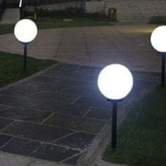 LUMILED Solárna záhradná lampa LED do zeme ATRIS 30cm