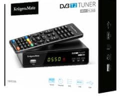 Krüger&Matz Set-top box KRUGER & MATZ KM0550A, DVB-T2 H.265, scart