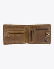 MEATFLY Pánska kožená peňaženka Eliot Premium Oak
