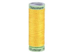 Gutermann Polyesterové nite Gütermann Jeans návin 30 m - žltá svetlá