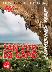 Versante Sud Lezecký sprievodca SAN VITO LO CAPO Climbing map