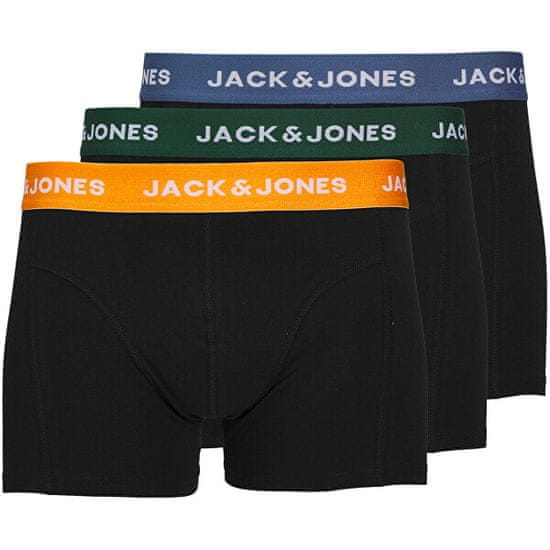 Jack&Jones 3 PACK - pánske boxerky JACGAB 12250203 Dark Green