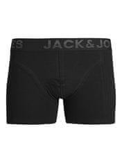 Jack&Jones 3 PACK - pánske boxerky JACSHADE 12250607 Black (Veľkosť L)