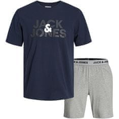 Jack&Jones Pánske pyžamo JACULA Standard Fit 12255000 Navy Blazer (Veľkosť M)
