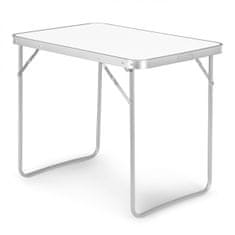 ModernHome Kempingový skladací stôl Tena 70x50 cm biely