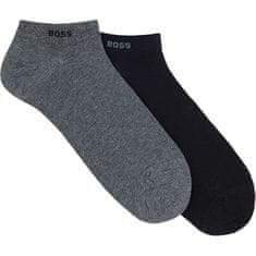 Hugo Boss 2 PACK - pánske ponožky BOSS 50469849-031 (Veľkosť 39-42)