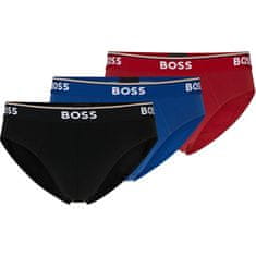 Hugo Boss 3 PACK - pánske slipy BOSS 50475273-962 (Veľkosť M)