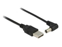 DELOCK napájací kábel USB > DC 5.5 x 2.1 mm samec 90° 1.5 m